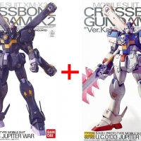 MG 1/100 Crossbone Gundam X2 Ver. Ka + MG 1/100 Crossbone Gundam X3 Ver. Ka