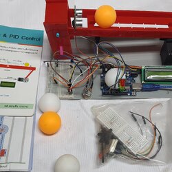 ชุดทดลอง Arduino PID Control ควบคุมสมดุลลูกปิงปองบนคาน