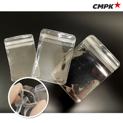(50 ใบ) ถุงซิป PVC หนา 480 ไมครอน สำหรับ เครื่องประดับ จิวเวอร์รี่ สีใส ไม่ฟ้า