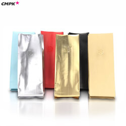 ถุงใส่เมล็ดกาแฟ ทรง Gusset มีวาล์ว + แถมเหล็กดัดปิดถุง (20 ใบ) Coffee beans bag with valve