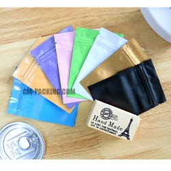 (100ใบ) ถุงซิป ก้นแบน ตั้งไม่ได้ ซองแบ่งบรรจุ เนื้อเงา เนื้อด้าน