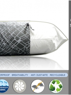 sabai cover ปลอกหมอนข้างชั้นใน กันน้ำ ระบายอากาศ ลดไรฝุ่น - [ FREE SIZE inner pillowcase (body) ]