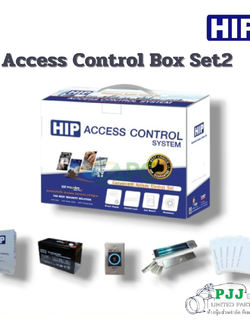 Access Control ฺBox Set2 Set Power Supply 12V3A+Batt + Magnetic +LZ+Card +Exit Switch No Touch