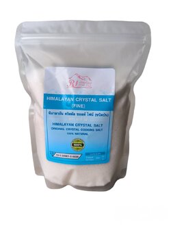 เกลือหิมาลายัน คริสตัล ซอลท์ ขนาด 1000 กรัม ชนิดป่น ( Fine ) เกลือคีโต เกลือเพื่อสุขภาพ เกลือหิมาลายันแท้
