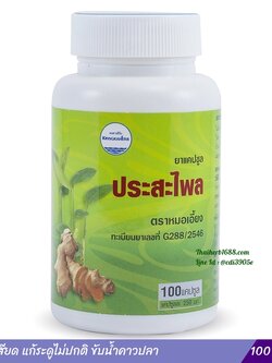 ยาแคปซูลประสะไพล สมุนไพรคงคา หมอเอี้ยง (100 แคปซูล)