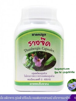 ยาแคปซูลรางจืด สมุนไพรดวงพร (100 แคปซูล)