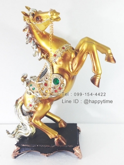 ของขวัญวันเปิดกิจการ ตั้งโชว์สวยๆเป็นศิริมงคล รุ่นม้าสีทองกระโจน