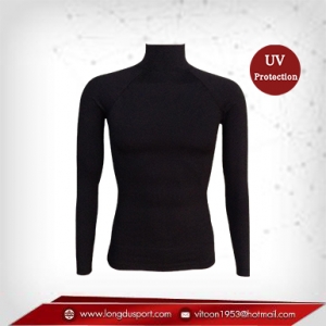 เสื้อรัดกล้ามเนื้อ แขนยาวคอเต่า