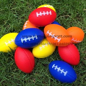 ลูกบอลบีบบริหารมือ ทรงรับบี้