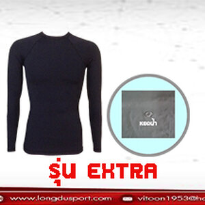 เสื้อรัดกล้ามเนื้อ แขนยาวคอกลม