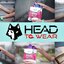 ผ้าโพกหัว ผ้าบัฟ ผ้าคาดผม HeadToWear ลายนักวิ่งมาราธอน โทนเหลือง-ดำ รหัส AB0337