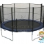 แทรมโพลีน 14 ฟุต สปริงบอร์ด trampoline ขนาดใหญ่ สำหรับเด็ก 6-7 คน