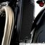 การ์ดหม้อน้ำ R&G PRO Radiator Guard for Triumph Bonneville Bobber '17-, Black '18-'20 & Speedmaster '18-