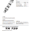 โช๊คหลัง OHLINS TR 729 FOR TRIUMPH BOBBER1200