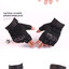 ถุงมือครึ่งนิ้ว Knuckle : สีดำ Black รหัส GT001