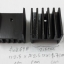 HEATSINKฮีทซิ้งรุ่น861Bสีดำก2.5Xส2.5Xหนา1.7cm