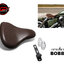 เบาะเดี่ยวมอเตอร์ไซค์ ช็อปเปอร์ แนว BOBBER สีน้ำตาล