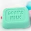 แม่พิมพ์สบู่ รูปสี่เหลี่ยม goat's milk ขนาด 110 กรัม
