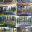 แทรมโพลีน 16 ฟุต สีรุ้ง สปริงบอร์ด trampoline ขนาดใหญ่สุด เหมาะสำหรับออกงาน