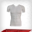 เสื้อรัดกล้ามเนื้อ Bodyfit แขนสั้นคอวี สีขาว มี S M L XL