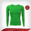 เสื้อรัดกล้ามเนื้อ แขนยาวคอกลม สีเขียว มี Size S M L XL