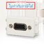 หน้ากาก VGA แบบท้ายตรง รุ่น VGA180-W