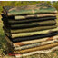 ผ้าพันคอทหาร Military Scarf : Camouflage Green รหัส SC003