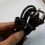 สายไฟACพร้อมปลั๊กหัวท้ายก้น2รูมีร่องคล้ายเลขแปด8สำหรับต่อวิทยุTVยาว18-2เมตรราคาเส้นละ