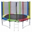สปริงบอร์ดแทรมโพลีน trampoline 10 ฟุต สีรุ้ง เสารุ้ง เล่นได้ทุกเพศทุกวัย รับน้ำหนักได้มากถึง 150 kg
