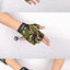 ถุงมือครึ่งนิ้ว 5.11 : ลายพรางเขียว Camouflage รหัส GT016