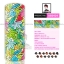 ผ้าโพกหัว ผ้าบัฟ ผ้าคาดผม HeadToWear ลายใบไม้สีรุ้ง Rainbow Leaf รหัส AB0424