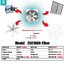 พัดลมฟาร์มไฟเบอร์กลาส ESC1060-Fiber (36 นิ้ว)