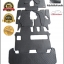 พรมปูพื้นเข้ารูป 100% ลายกระดุม สำหรับรถ รุ่น NEW PAJERO SPORT 2008-2012