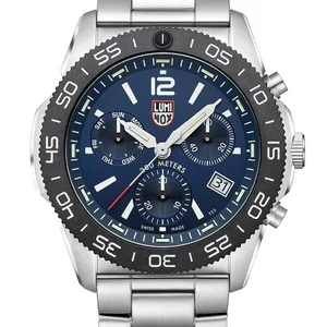 LUMINOX TOKYO 正規 3182 BO クロノ ブラック ネイビーシールズ LUMINOX Sea Colormark CHRONO 3180 Series SS Men\u0027s Watch .L
