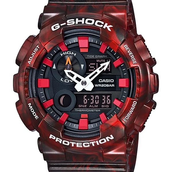 Casio G-Shock GAX-100MB-4A G-Lide Red Watch รุ่น GAX-100MB-4A